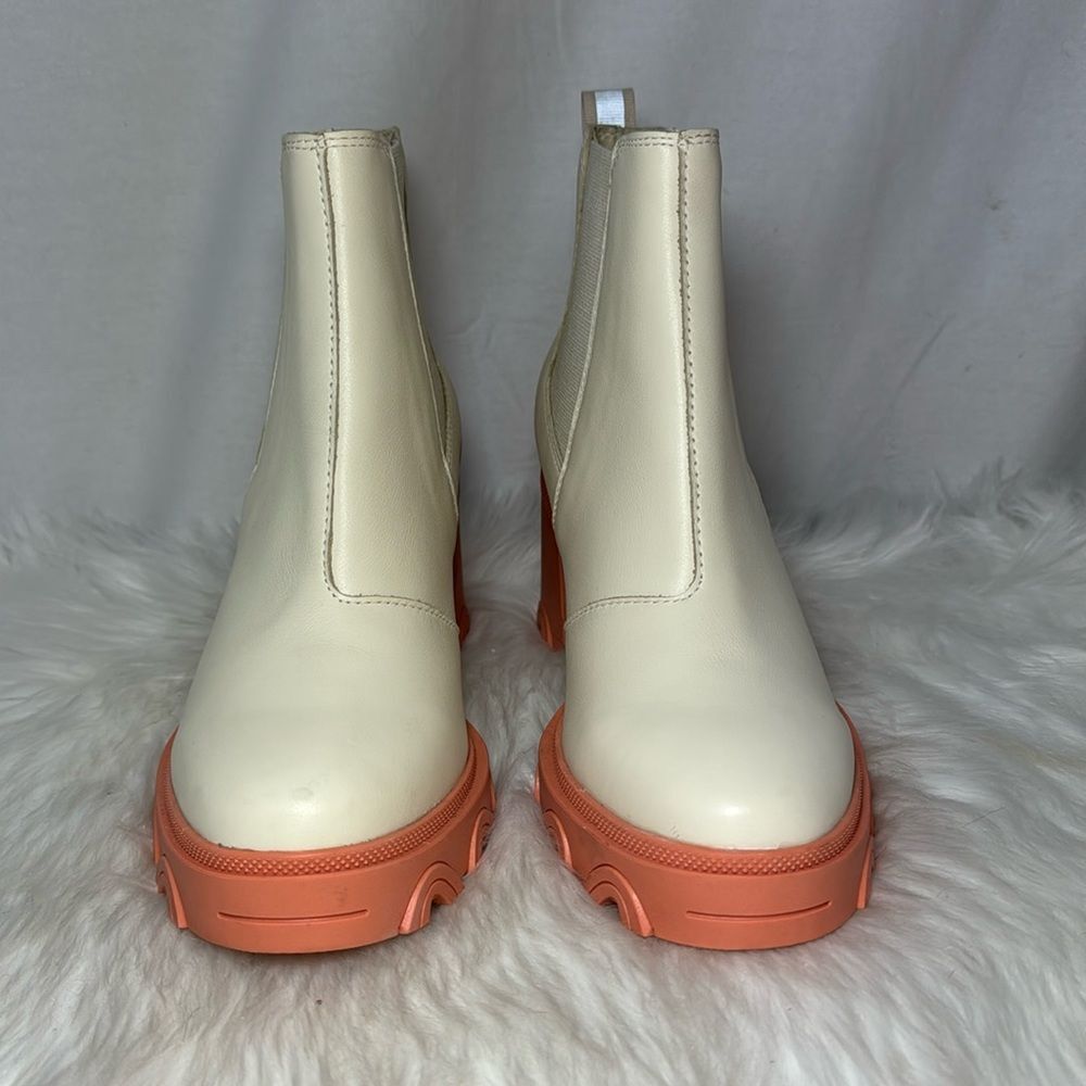 Anthropologie Sorel NWOT Brex Platform Heel Chelsea Booties Sz 11 - Picture 3 of 7